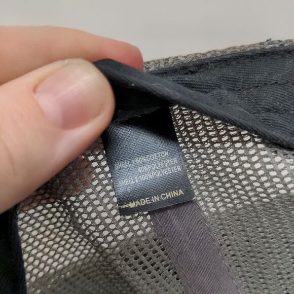 Richardson Men's Snapback Mesh Back Hat Black Gray Adjustable Goose Island Beer - Picture 8 of 8